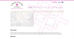 Desktop Screenshot of catholiccharitiessteuben.org